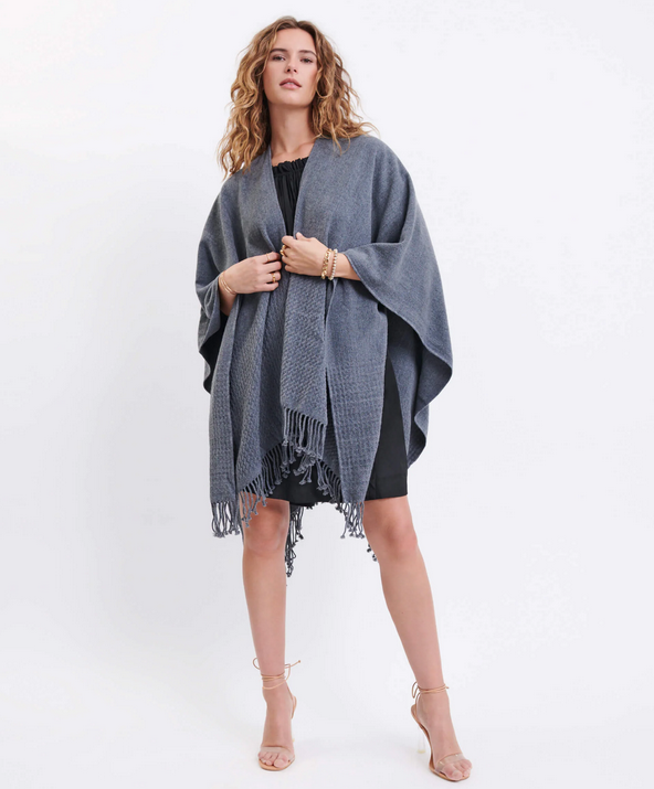 Storm (Charcoal Grey) Travel Wrap