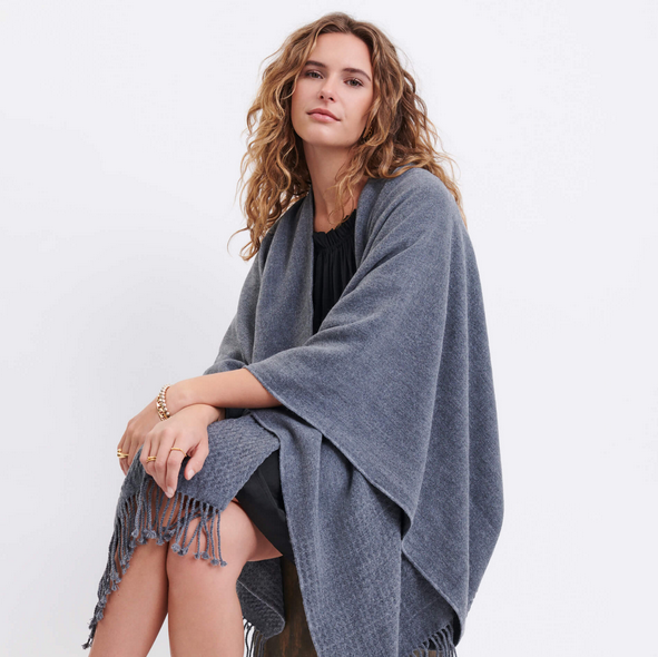 Storm (Charcoal Grey) Travel Wrap