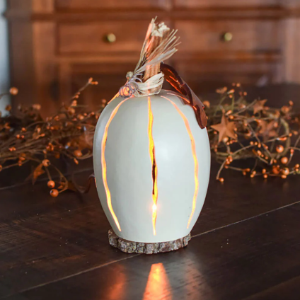 Tall Pumpkin Gourd Luminary