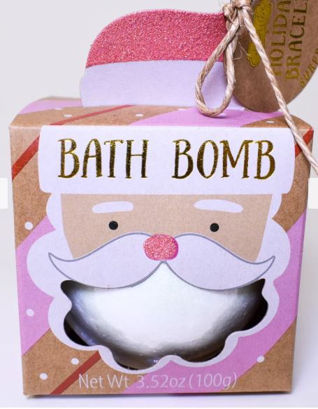 Red Christmas Bath Bomb