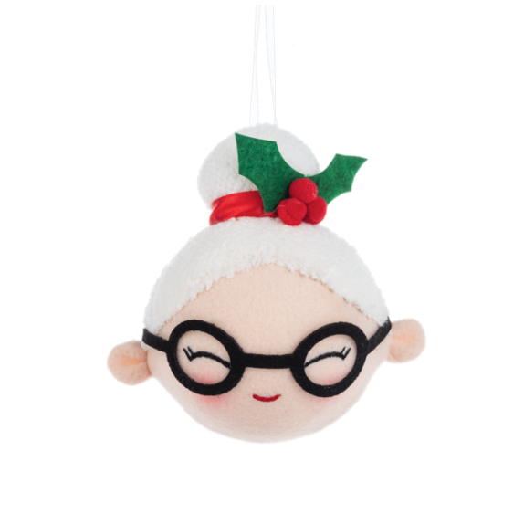 Plush Christmas Icon Ornament