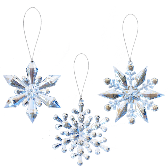 4.5" Glo-Flake Ornament