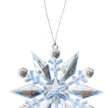 4.5" Glo-Flake Ornament