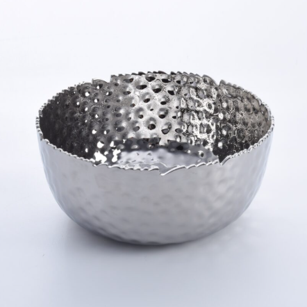 Large Round Silver Bowl