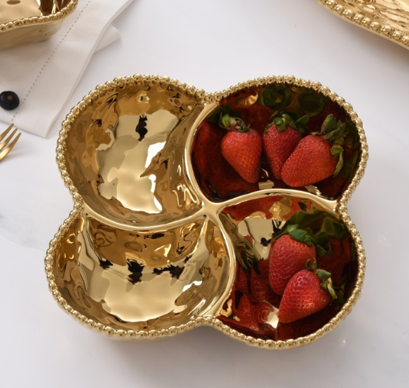 Gold 4 Section Bowl