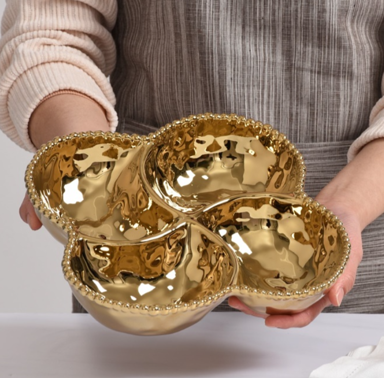 Gold 4 Section Bowl