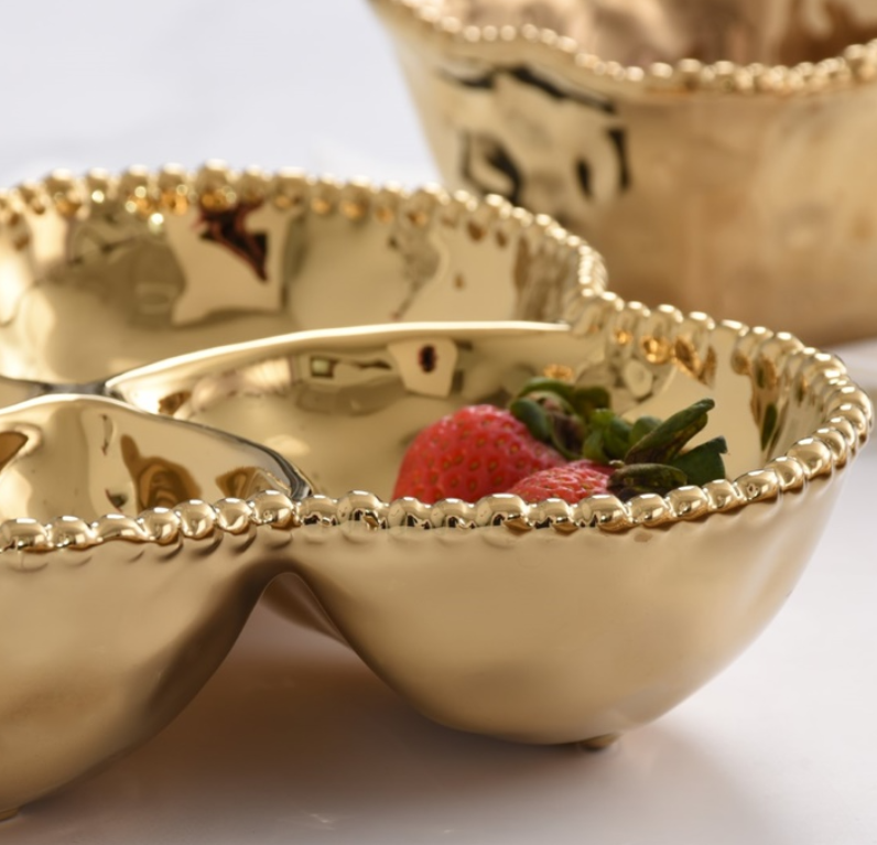 Gold 4 Section Bowl
