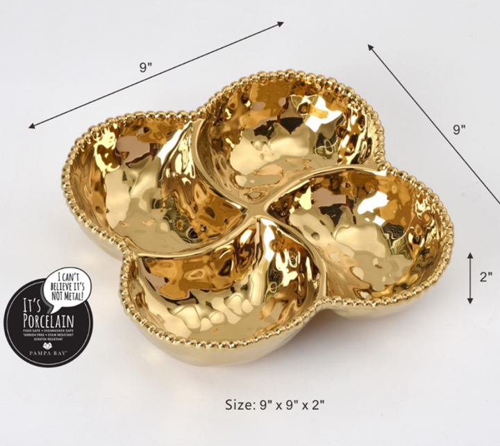 Gold 4 Section Bowl