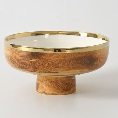 Wood Design Medium Footed Bowl