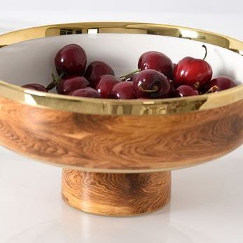 Wood Design Medium Footed Bowl