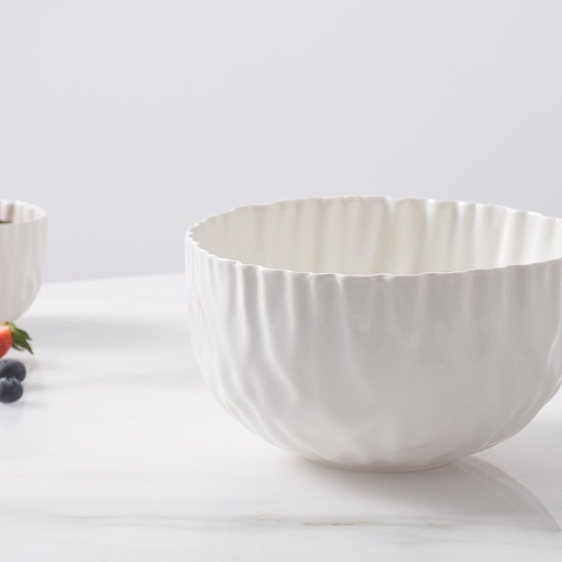 Mascali Medium White Bowl