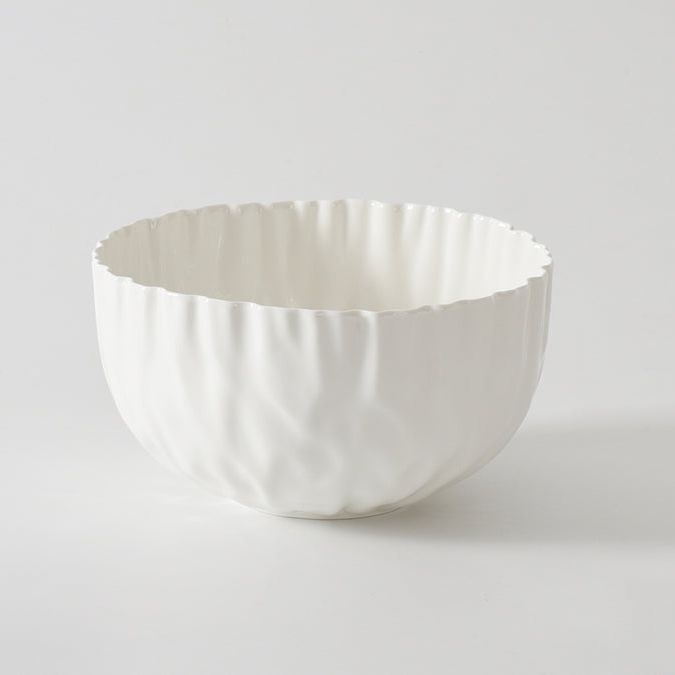 Mascali Medium White Bowl