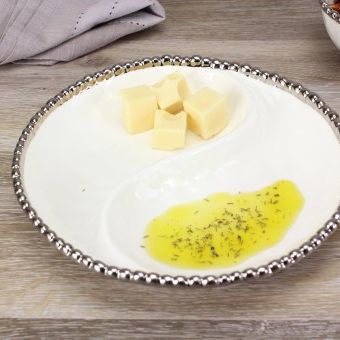 Pampa Bay Salerno 2-Section Platter