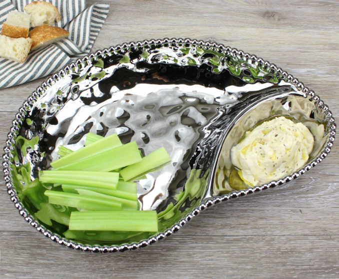 2 Section Serving Piece