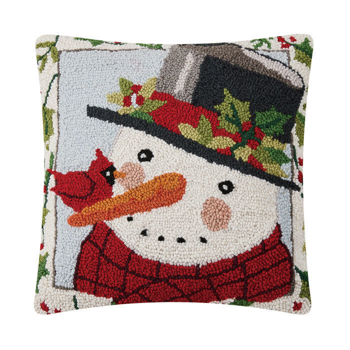 Snowman Head Pillow