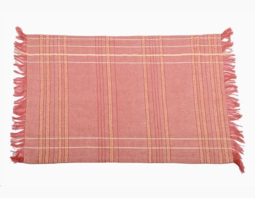 Fig Textured Check Placemats