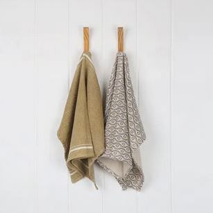 Sunset Yellow Daisy Towel Set