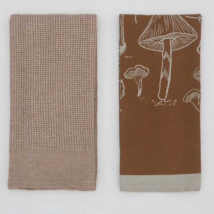 Brown Mushroom Towel Set