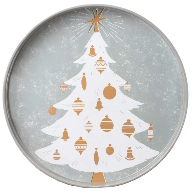 Winter White Tree Tray