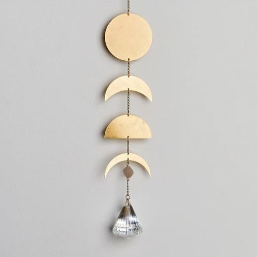 Moon Phase/Moonstone Suncatcher