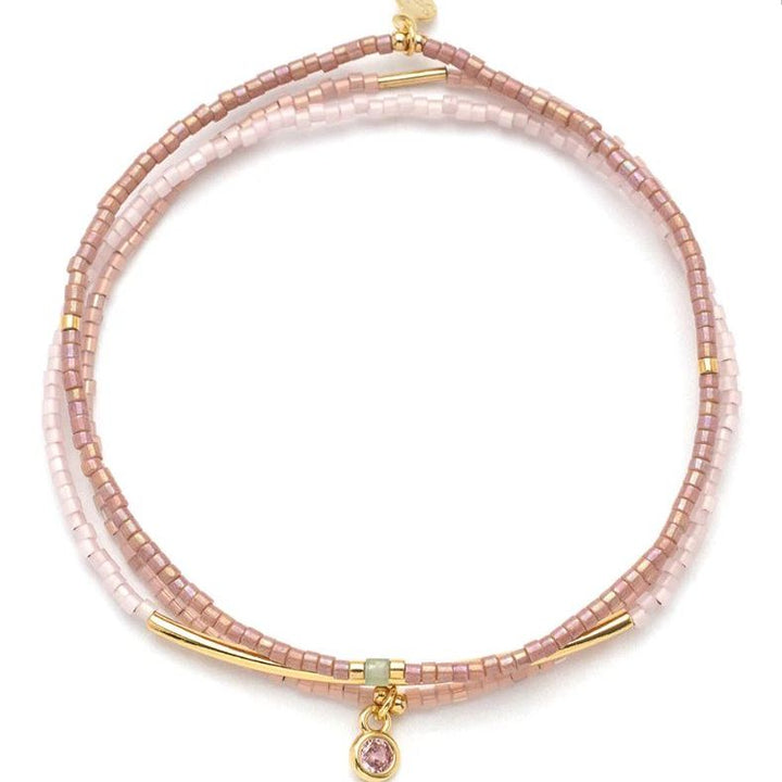 Blush/Gold Bracelet Trio