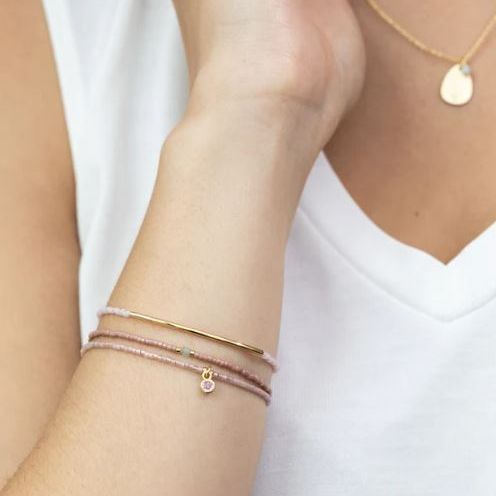 Blush/Gold Bracelet Trio