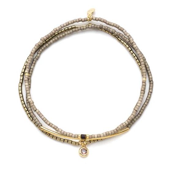 Pewter/Gold Bracelet Trio