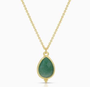 Teardrop Stone Necklace