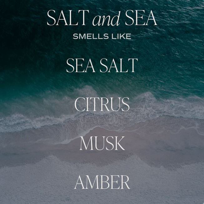 Salt and Sea Candle