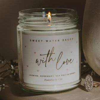 With Love Candle