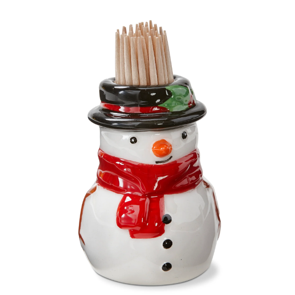 Snowman Toothpick Holder