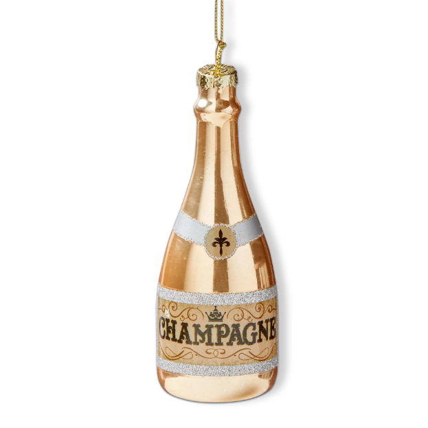 Champagne Bottle Ornament
