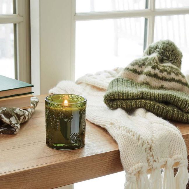 Frasier Fir Green Molded Candle