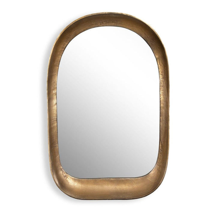 Bradano Arch Brass Mirror