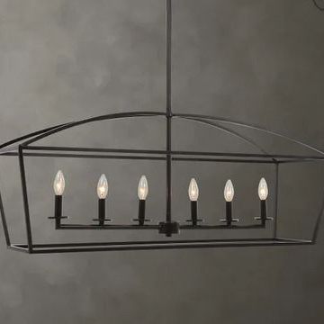 Clayton 6 Light Linear Chandelier