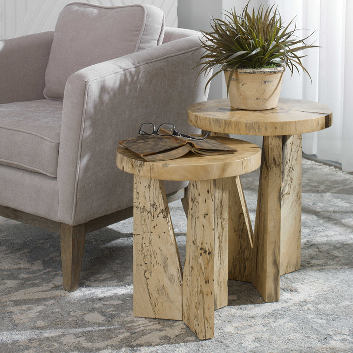 Nadette Nesting Tables, Natural S/2