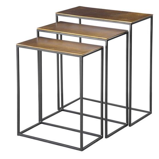 Coreene Gold Nesting Tables