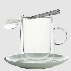 Artesano Latte Glass w/Handle SET