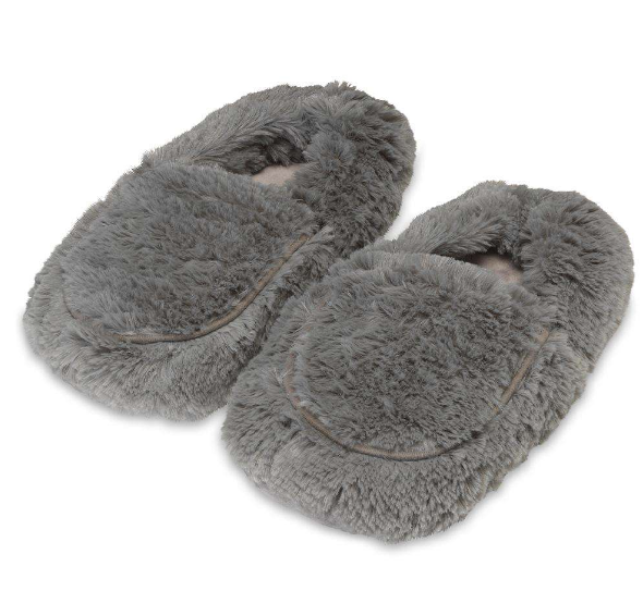 Grey Warmie Slippers