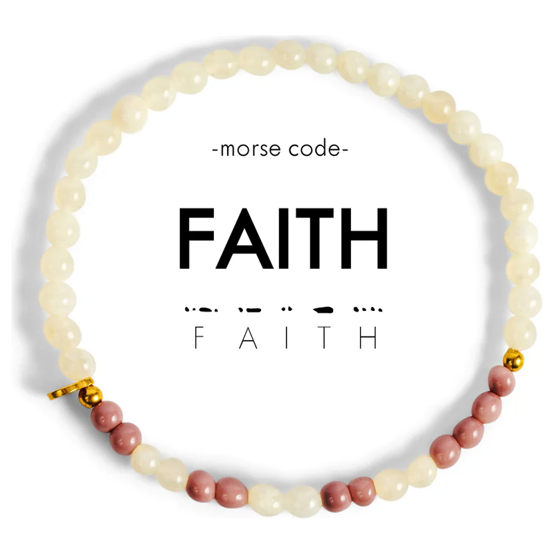 Morse Code Bracelets Faith