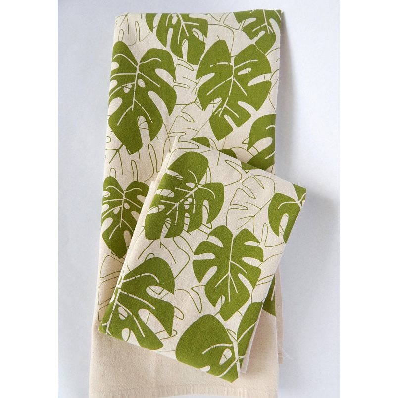 Monstera Plant Kitchen Towel