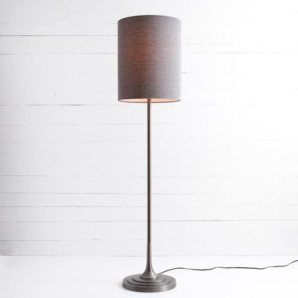 Harlow floor lamp w/ cylinder shade