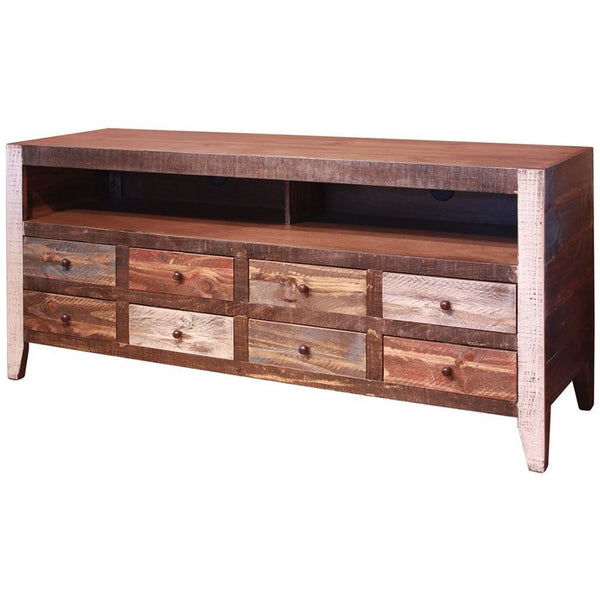 Ant. Multi 8 Drawer TV Stand