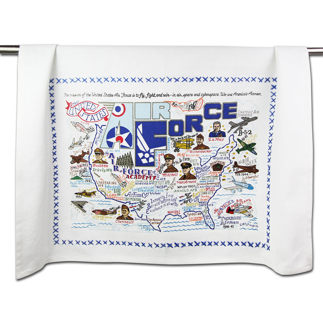 DT Air Force Dish Towel