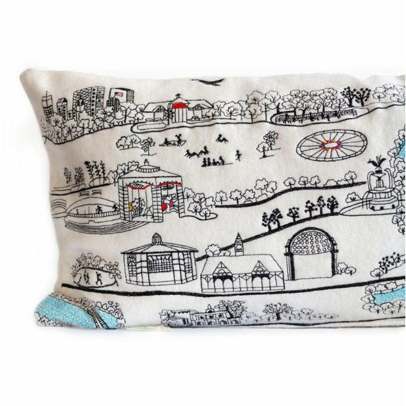 Central Park Day Pillow