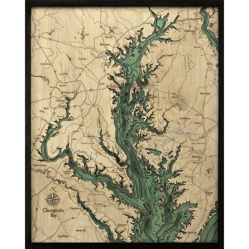 Chesapeake Bay Map