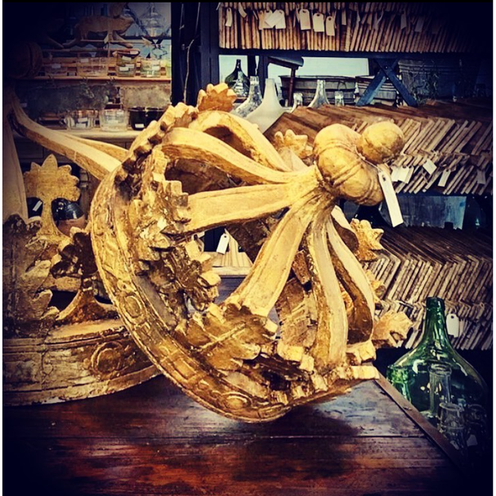 Carved Wooden Crown