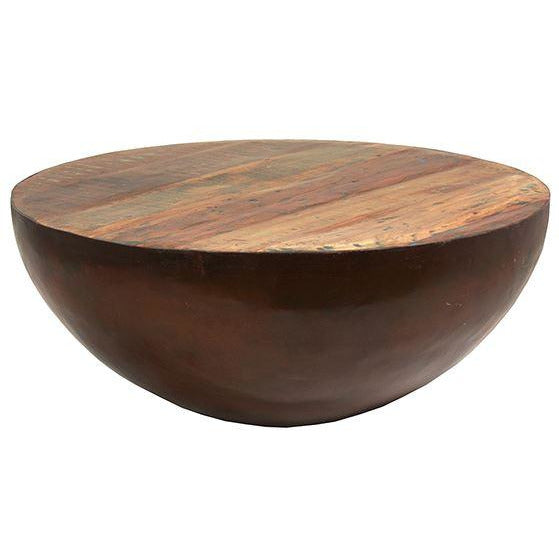 Round Drum Coffee Table