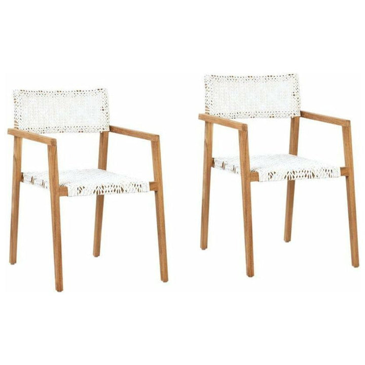 Deeta White Wash Chair