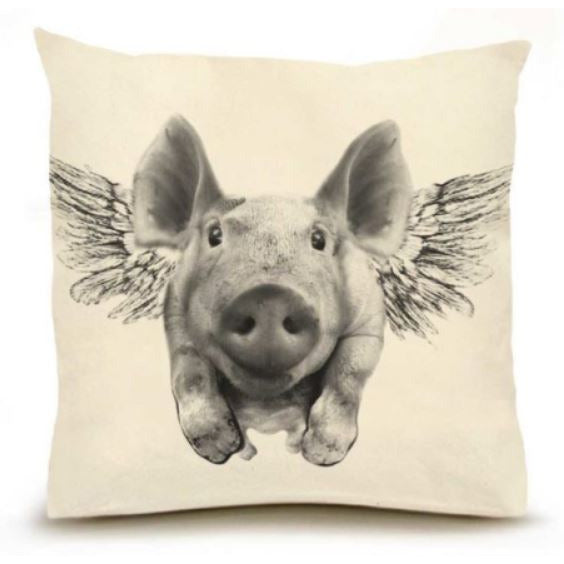 Lg Flying Pig Pillow